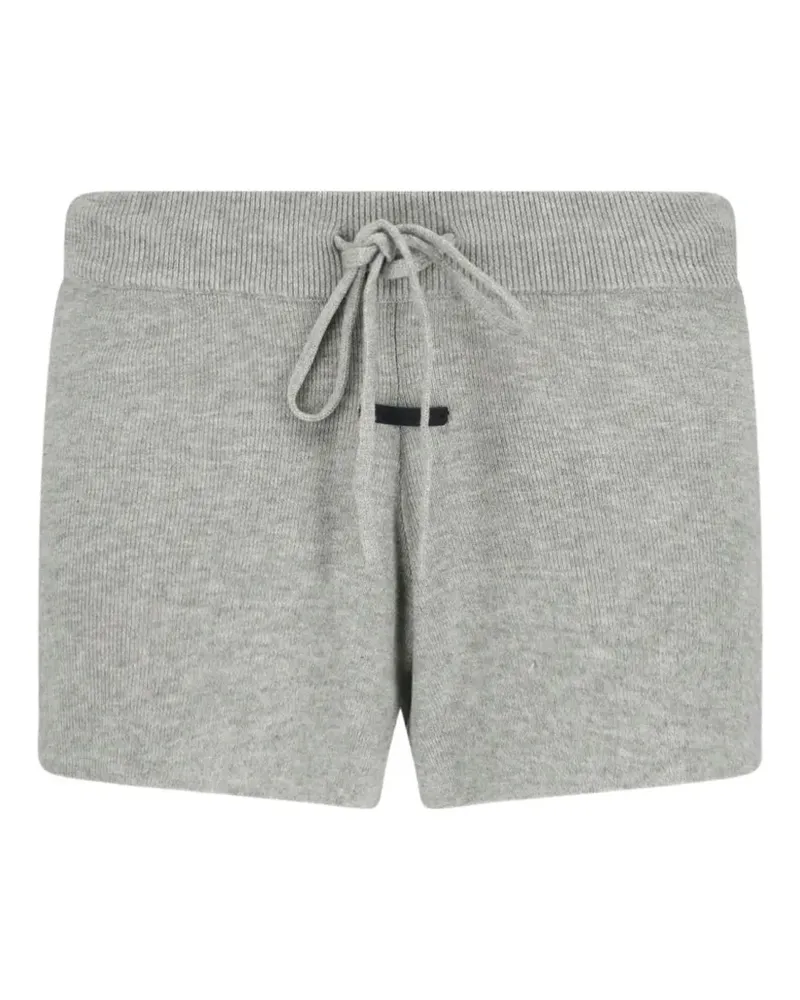 Fear of God Essentials logo-patch shorts - Grau Grau