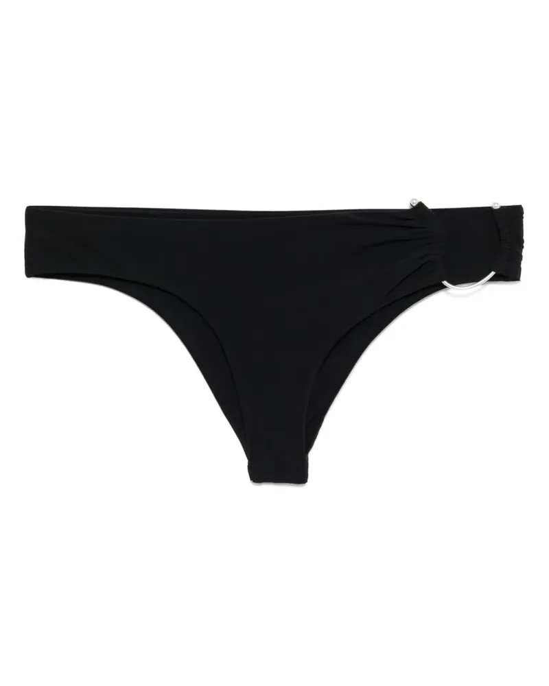 Christopher Esber Geraffter Slip mit Sichelmond - Schwarz Schwarz