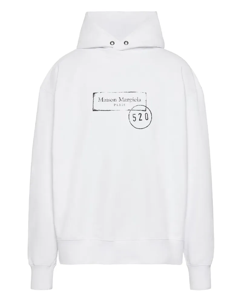 Maison Margiela Klassischer Hoodie - Weiß Weiß