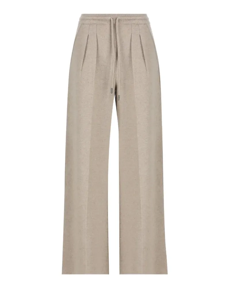 Max Mara pleated drawstring trousers - Nude Nude