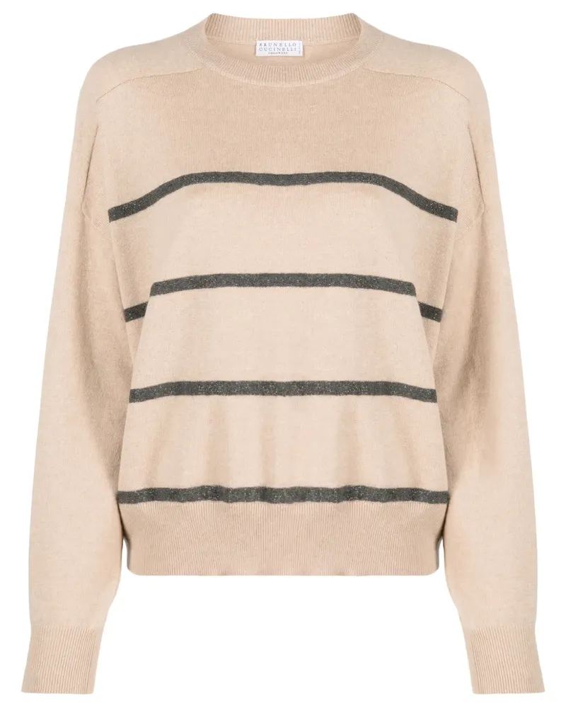 Brunello Cucinelli Gestrickter Pullover - Nude Nude