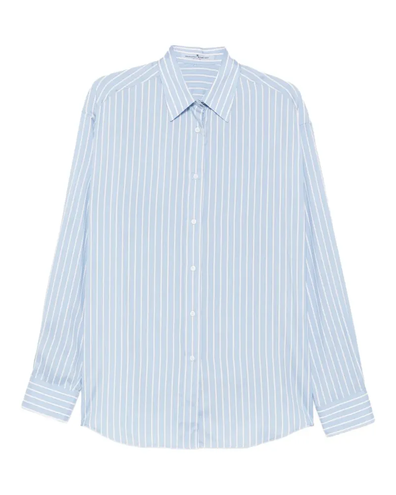 Ermanno Scervino Hemd mit Längsstreifen - Blau Blau