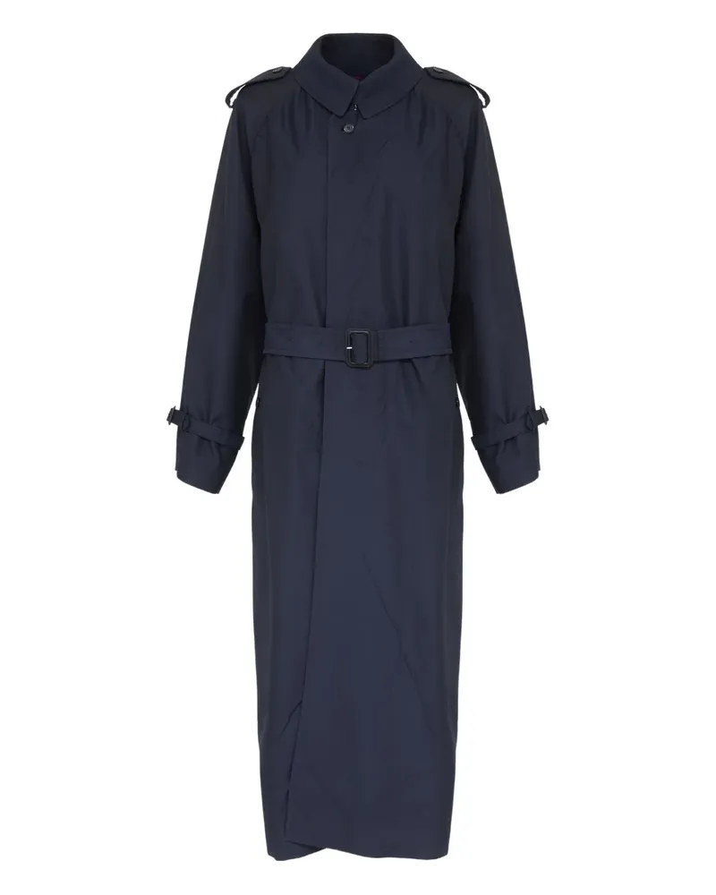 Maison Margiela Regenmantel mit langem Schnitt - Blau Blau