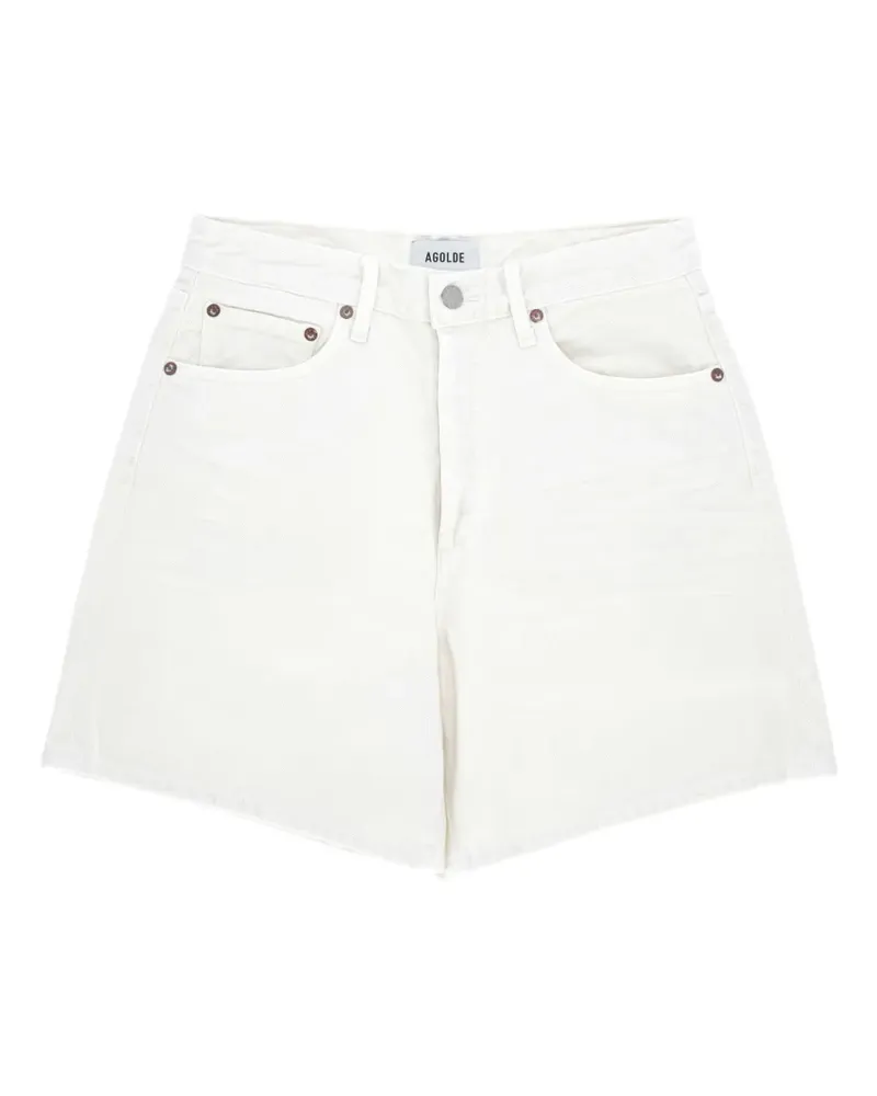 AGOLDE Shorts mit Tasche - Weiß Weiß