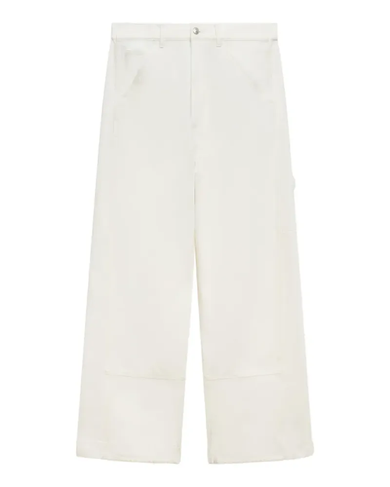 Marni Weiße Jeans mit weitem Bein - Nude Nude