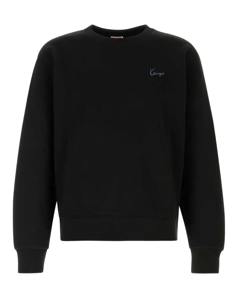 Kenzo Signature logo-embroidered sweater - Schwarz Schwarz