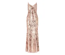 Cocktailkleid mit Pailletten - Rosa
