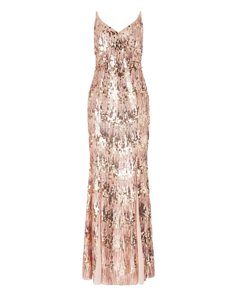 Genny Cocktailkleid mit Pailletten - Rosa Rosa