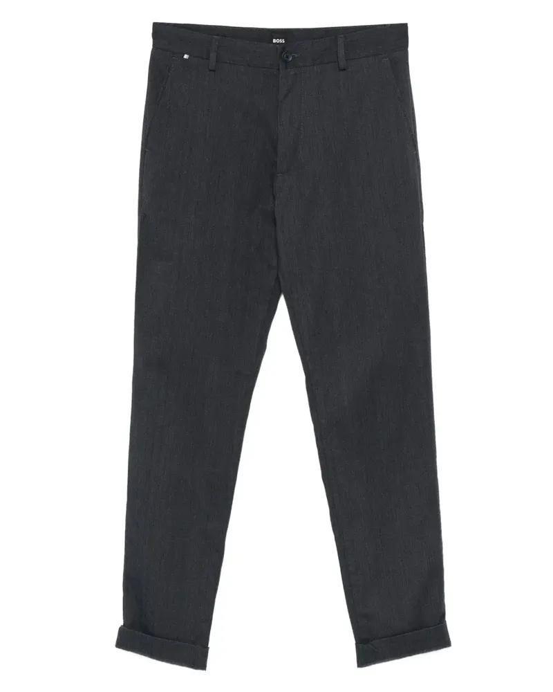 HUGO BOSS Geknöpfte Hose - Schwarz Schwarz