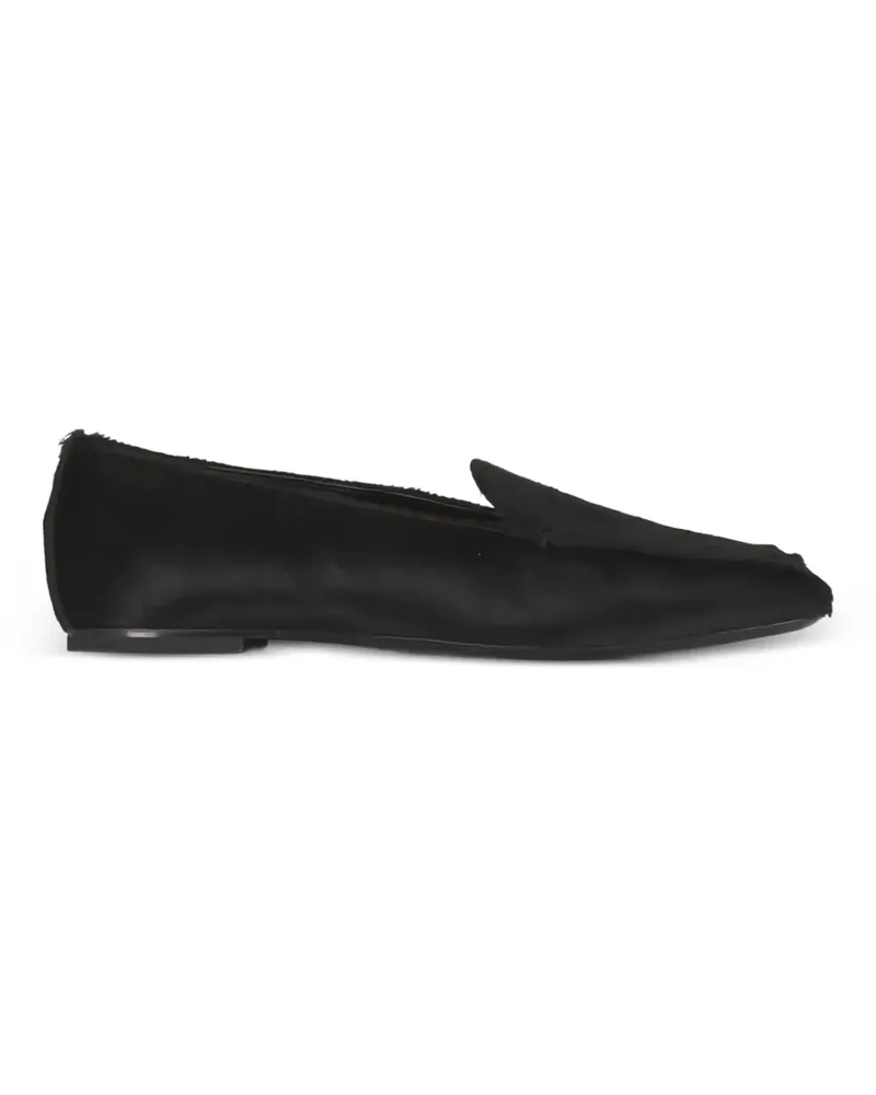 Attilio Giusti Leombruni Loafer mit eckiger Kappe - Schwarz Schwarz