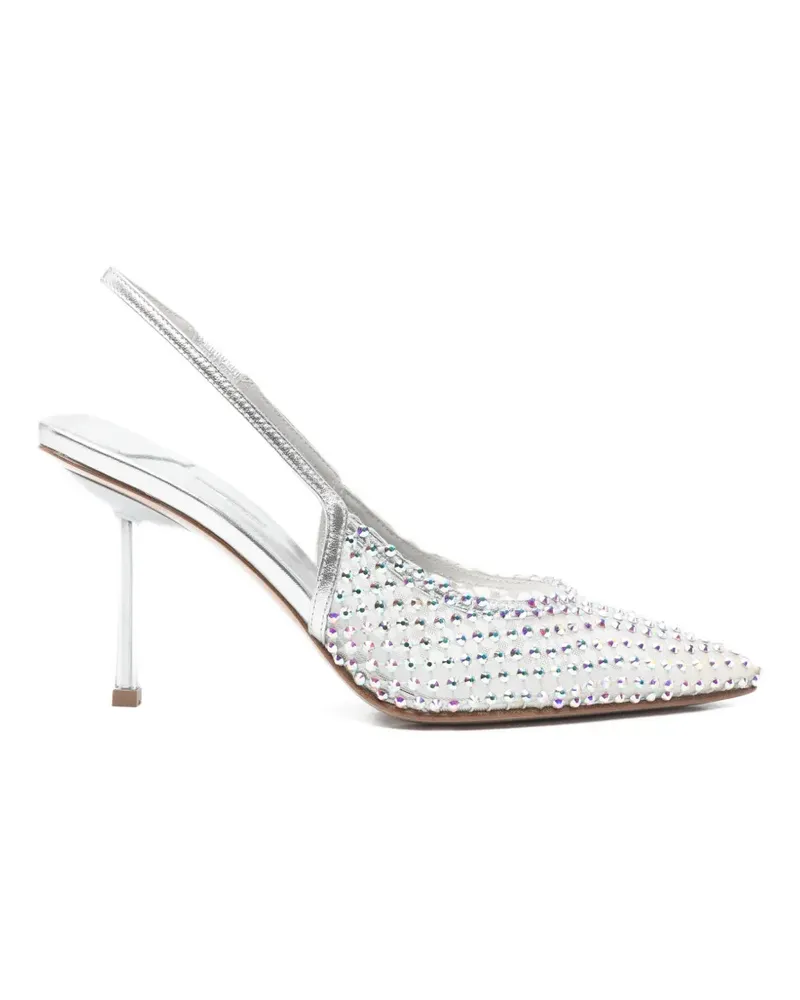 Le Silla Gilda Slingback-Pumps, 60mm - Silber Silber