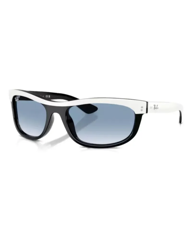 Ray Ban geometric sunglasses - Schwarz Schwarz
