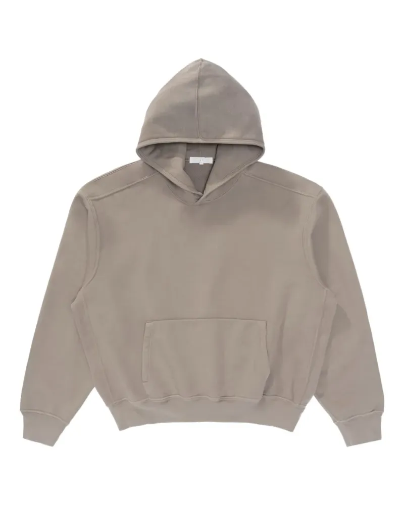 Lady White Co. Hoodie mit Kängurutasche - Braun Braun