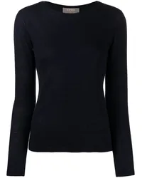 N.Peal Klassischer Kaschmirpullover Blau