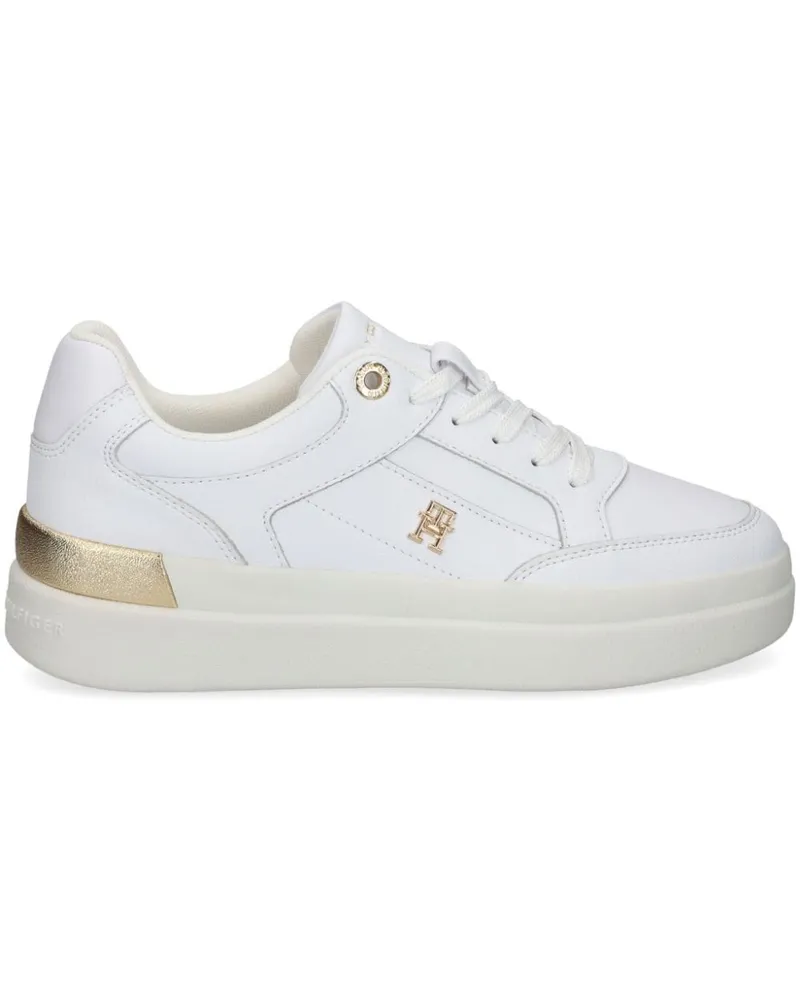 Tommy Hilfiger Sneakers mit Logo - Weiß Weiß