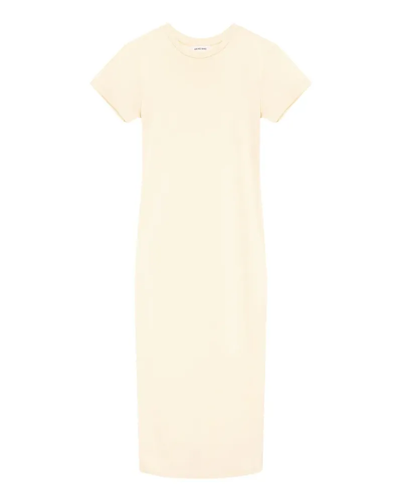 Anine Bing Wynne short-sleeved midi dress - Gelb Gelb