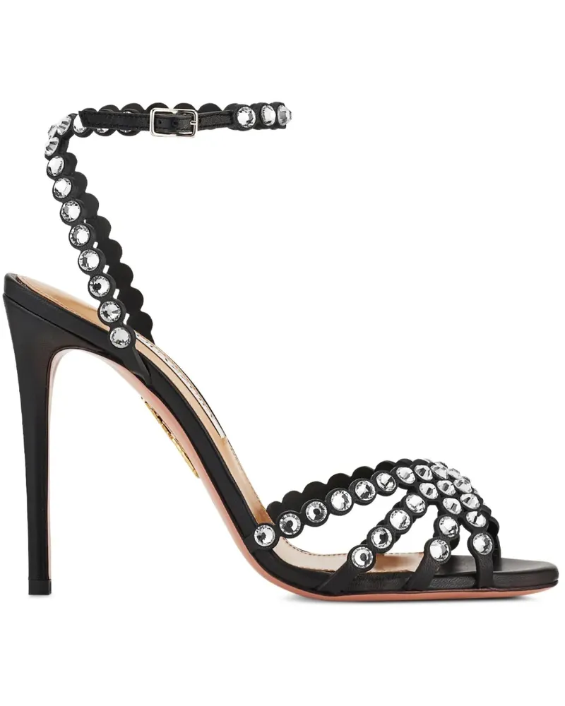 Aquazzura Tequila Sandalen 105mm - Schwarz Schwarz