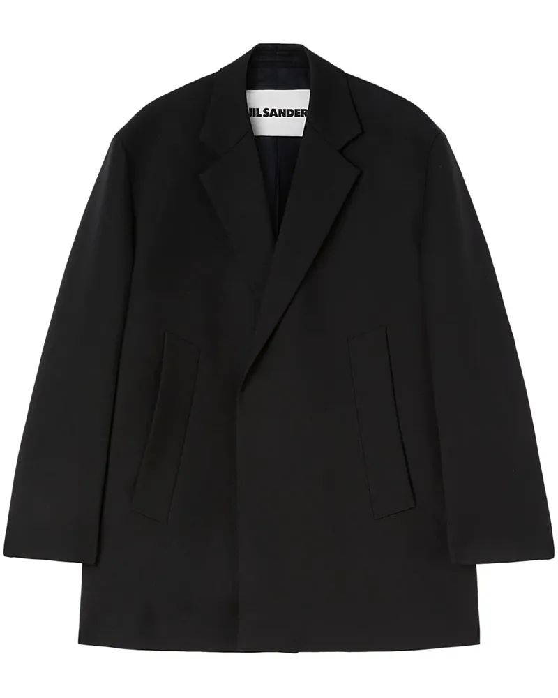 Jil Sander Offenes Sakko - Schwarz Schwarz