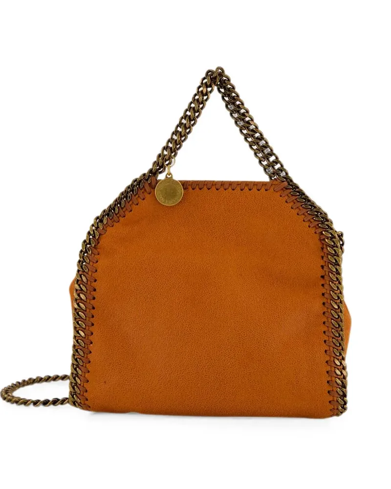 Stella McCartney Falabella chain-trim tote bag - Orange Orange