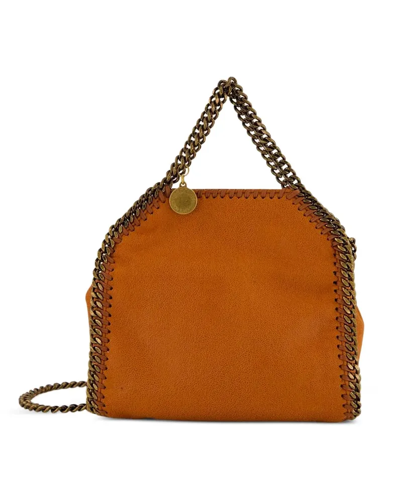 Stella McCartney Falabella chain-trim tote bag - Orange Orange