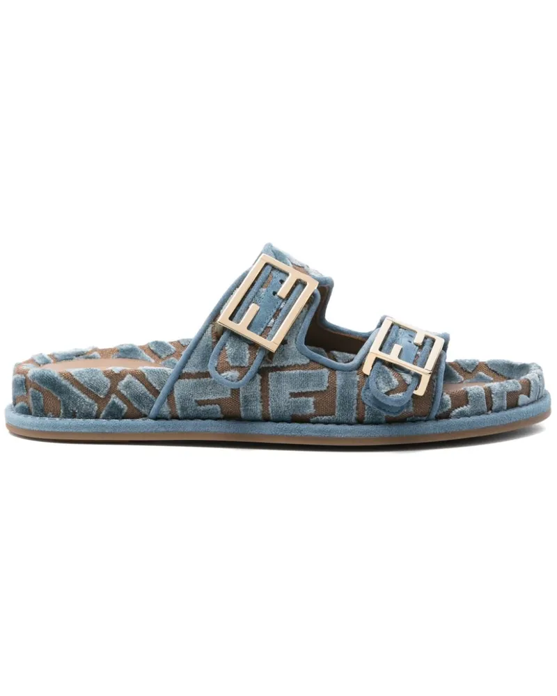Fendi Feel Pantoletten - Blau Blau