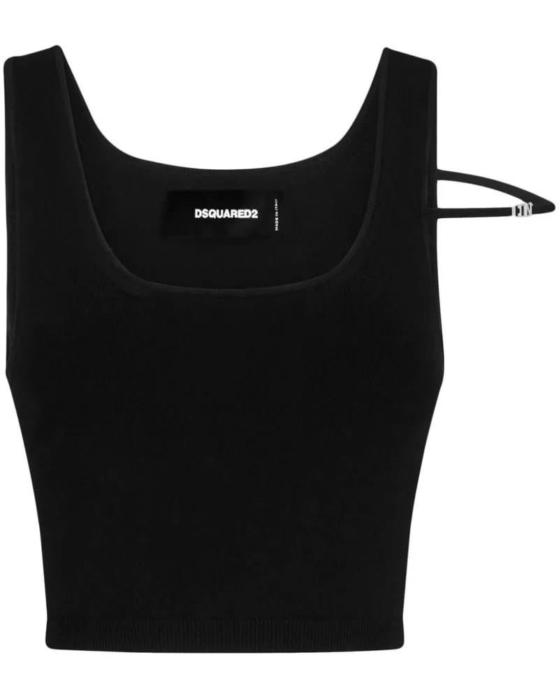 Dsquared2 Tanktop mit U-Ausschnitt - Schwarz Schwarz