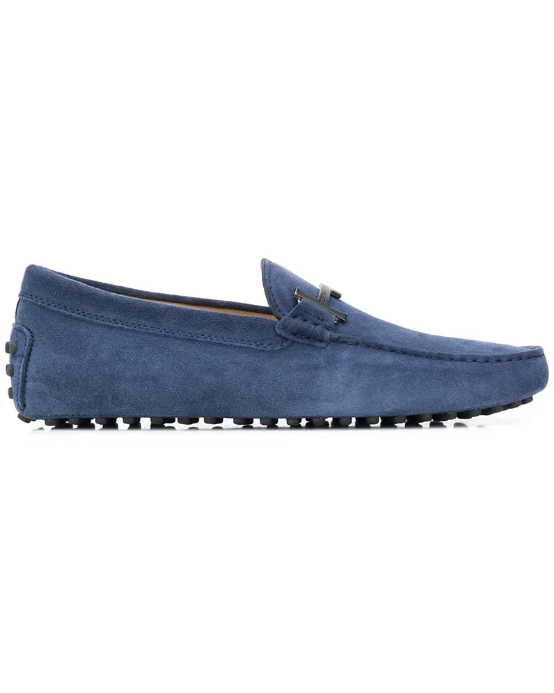 TOD'S Loafer aus Wildleder - Blau Blau