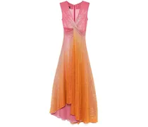 Lurex-Abendkleid mit Farbverlauf - Rosa