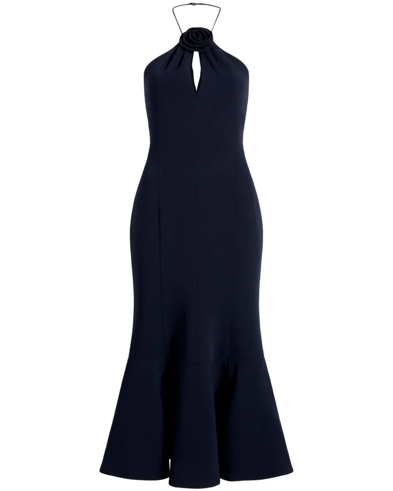 Cinq à Sept Jennie Kleid mit Blumenapplikation - Blau Blau