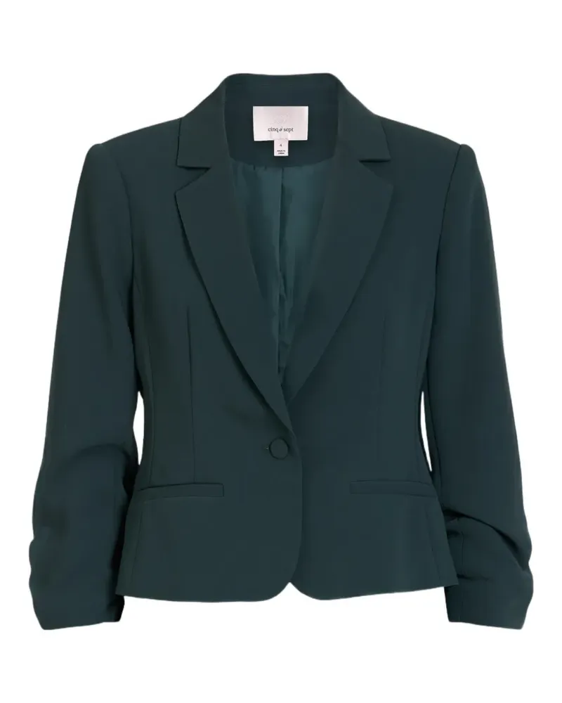 Cinq à Sept Le Petit Khloe Blazer mit gerafften Ärmeln - Grün Grün