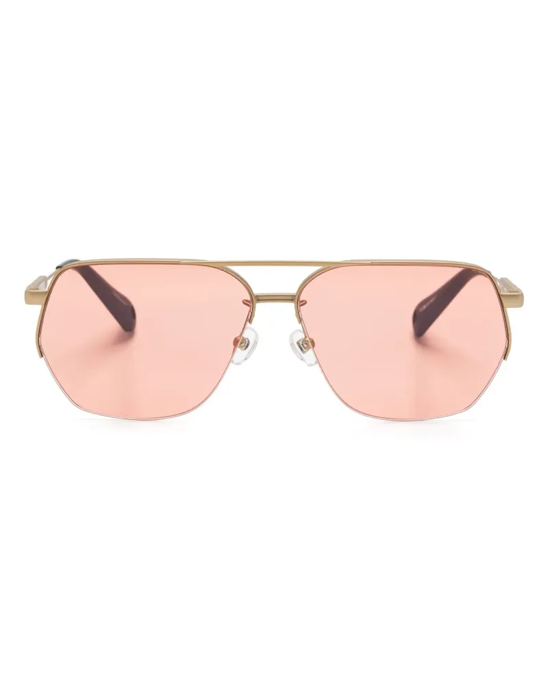 Jacquemus The Aviador Sonnenbrille - Gold Gold