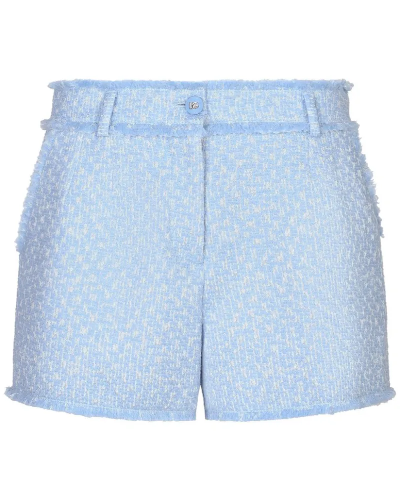 Dolce & Gabbana Shorts mit ausgefransten Details - Blau Blau