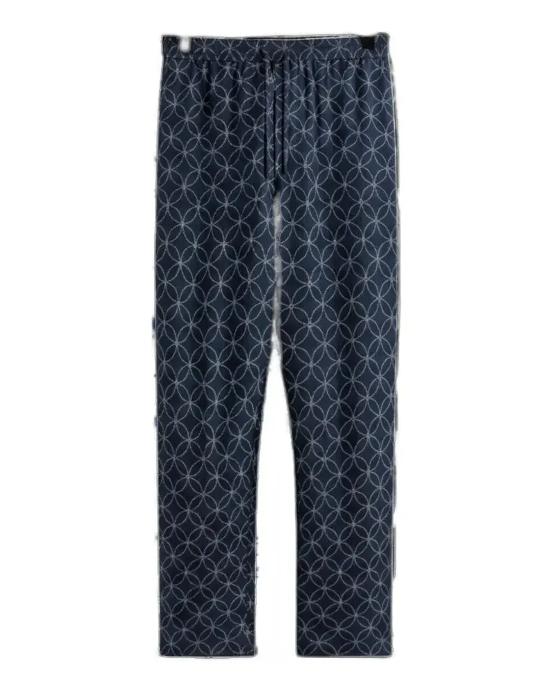 KITH Barrow Hose mit geometrischen Nähten - Blau Blau