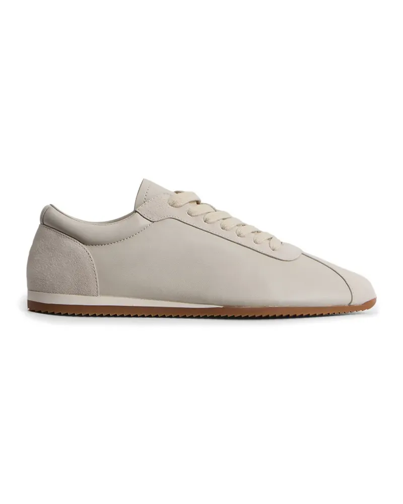 12 STOREEZ Sneakers mit Wildledereinsätzen - Nude Nude