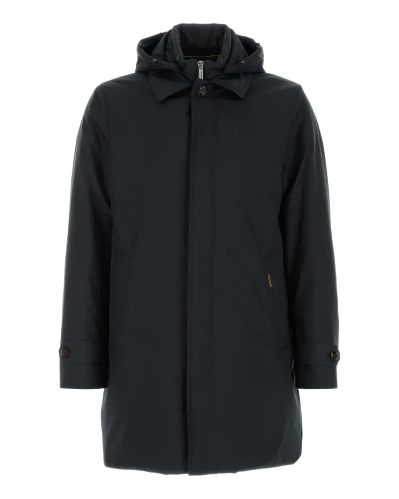 MOORER hooded down coat - Blau Blau