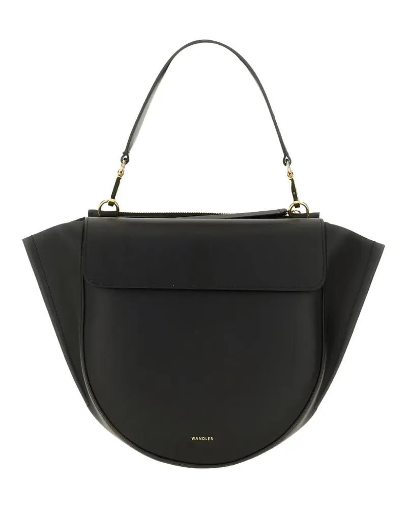 WANDLER medium Hortensia shoulder bag - Schwarz Schwarz
