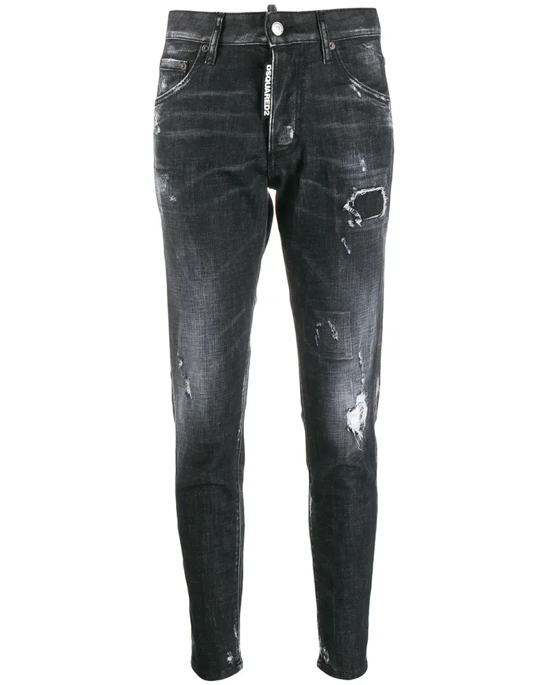 Dsquared2 Dan' Skinny-Jeans - Schwarz Schwarz