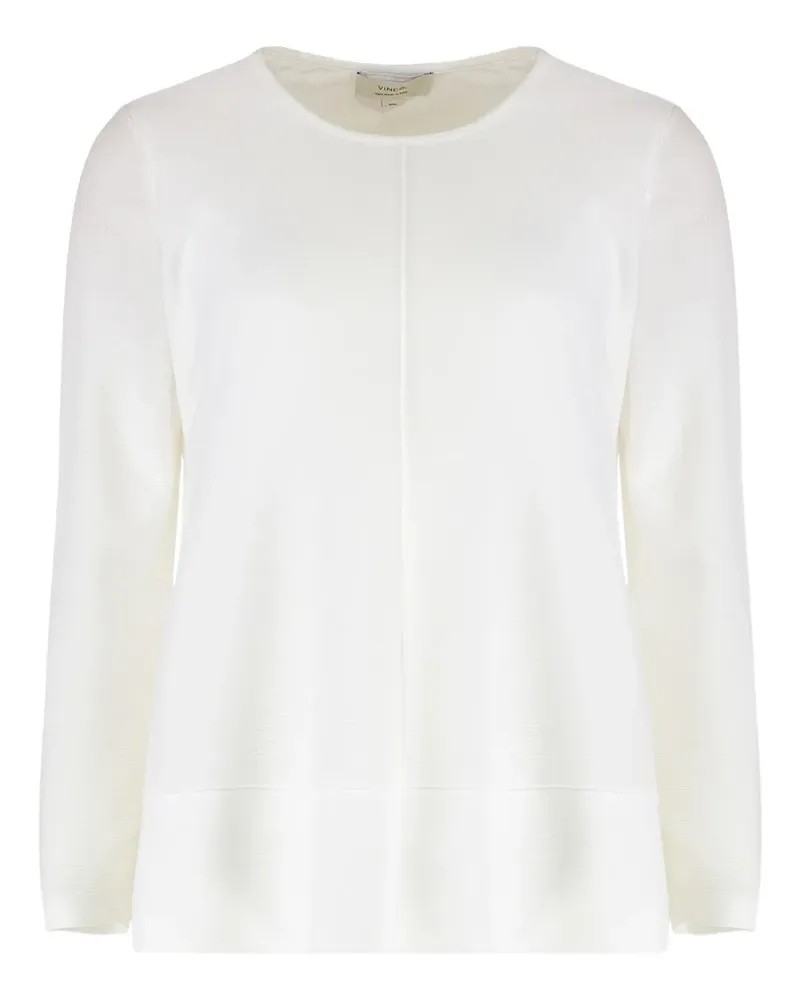 Vince Klassisches Langarmshirt - Weiß Weiß