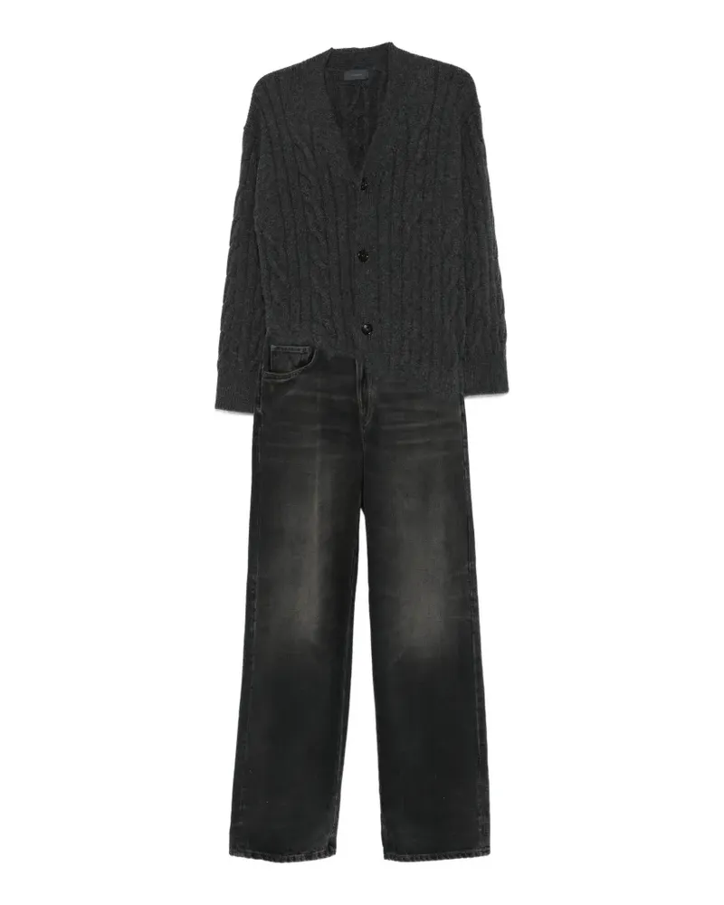 Haikure Janice faded-effect jumpsuit - Grau Grau