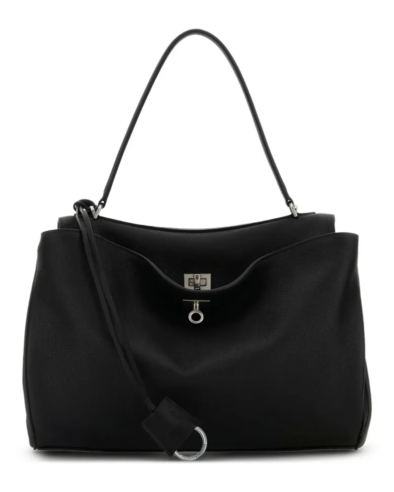 Balenciaga Mittelgroße Rodeo Tote Bag - Schwarz Schwarz
