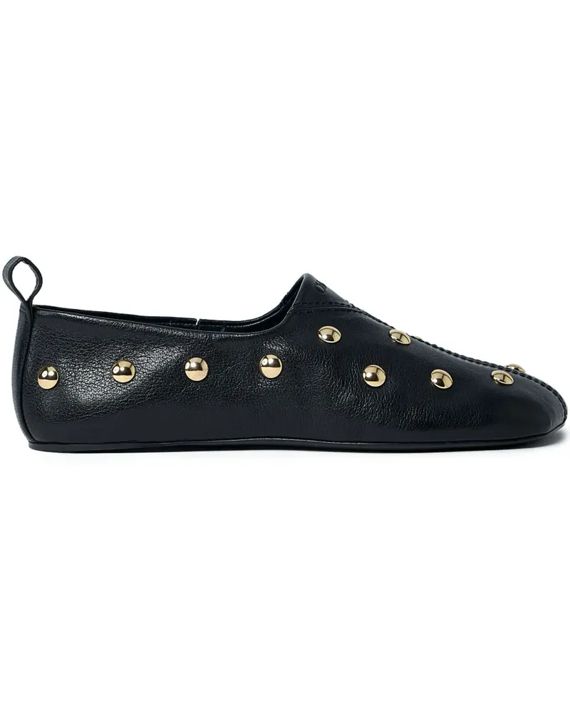 Chloé Rita studded slip-on ballet flats - Schwarz Schwarz