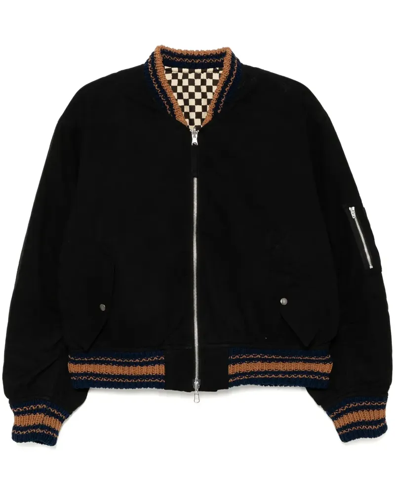 STORY mfg. Seed Bomberjacke - Schwarz Schwarz
