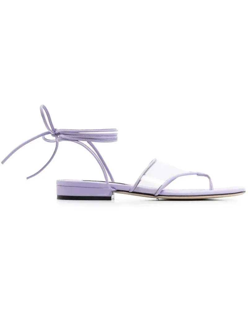 Sergio Rossi Flache Sandalen - Violett Violett
