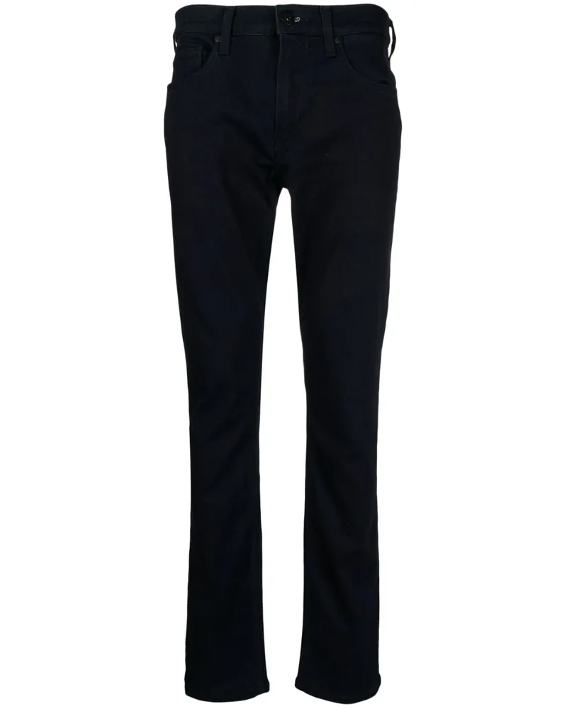 Paige Klassische Straight-Leg-Jeans - Blau Blau