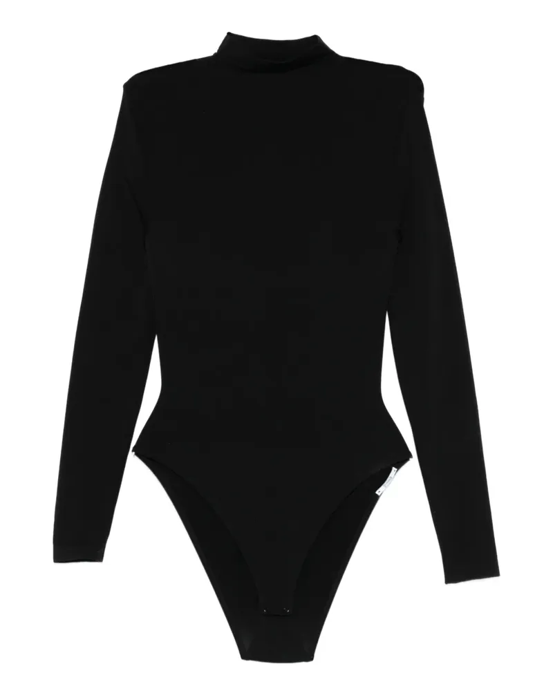 Wolford Langärmeliger Body - Schwarz Schwarz
