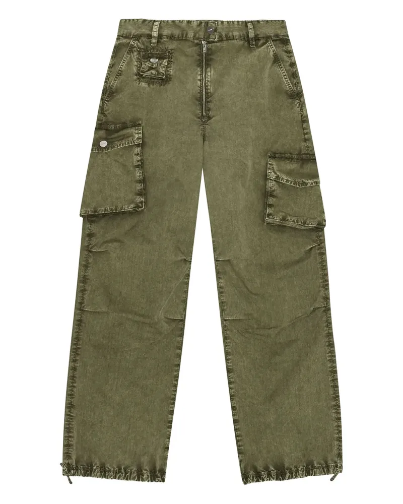Ganni Hose mit aufgesetzter Tasche - Grün Grün
