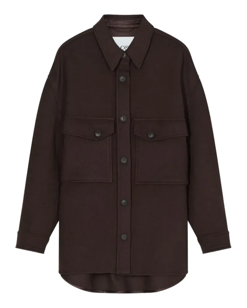 Closed Oversized-Jacke mit Spreizkragen - Braun Braun