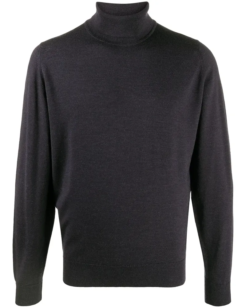 John Smedley Pullover mit Rollkragen - Grau Grau