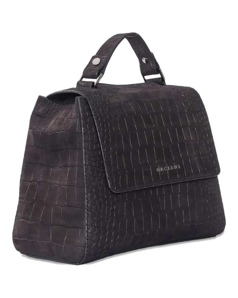 Orciani Kleine Sveva Soft Schultertasche - Schwarz Schwarz