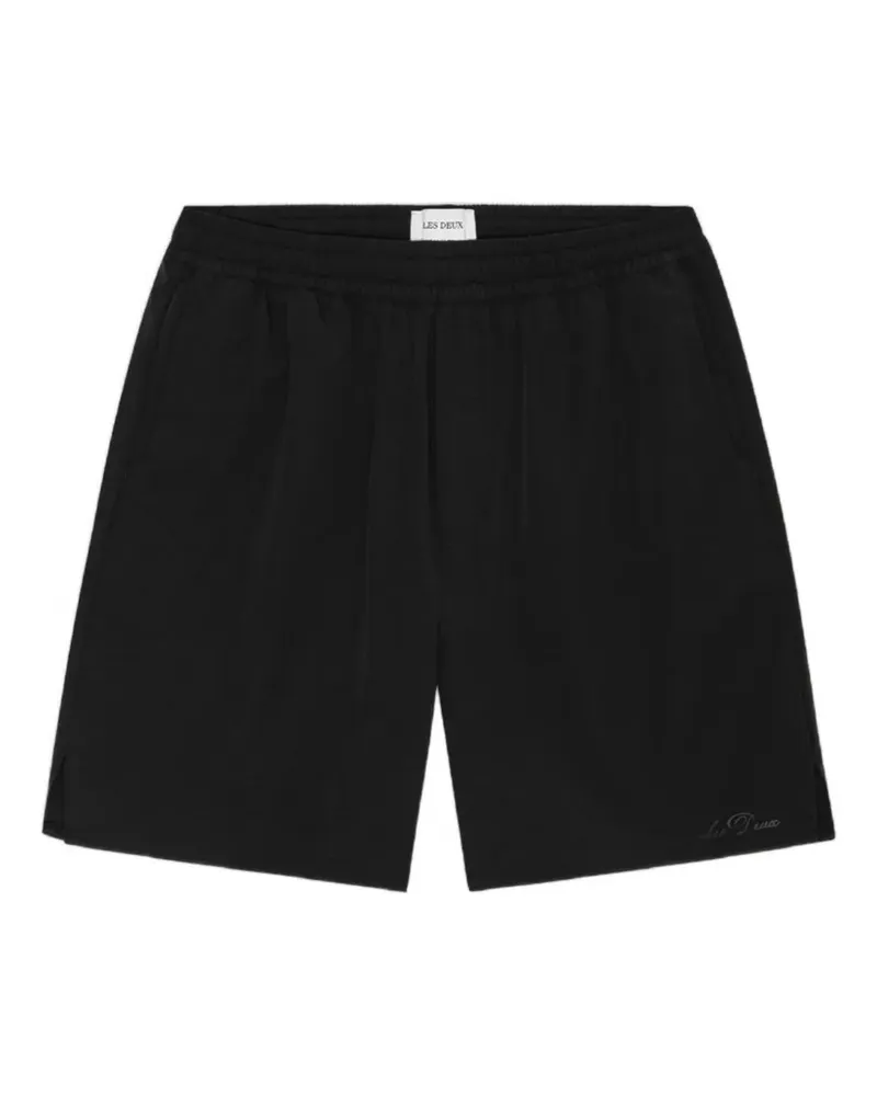 LES DEUX Raphael elastic-waist shorts - Schwarz Schwarz